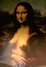Nude Mona Lisa On Show In Vinci Italy Magazine My Xxx Hot Girl